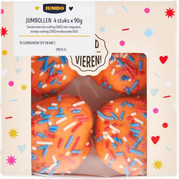 Jumbo - Mueslibollen - 4 Stuks