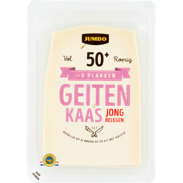 Jumbo Jong Belegen Geitenkaas 50+ 190 g