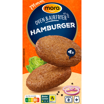Mora Hamburger 4 x 90 g