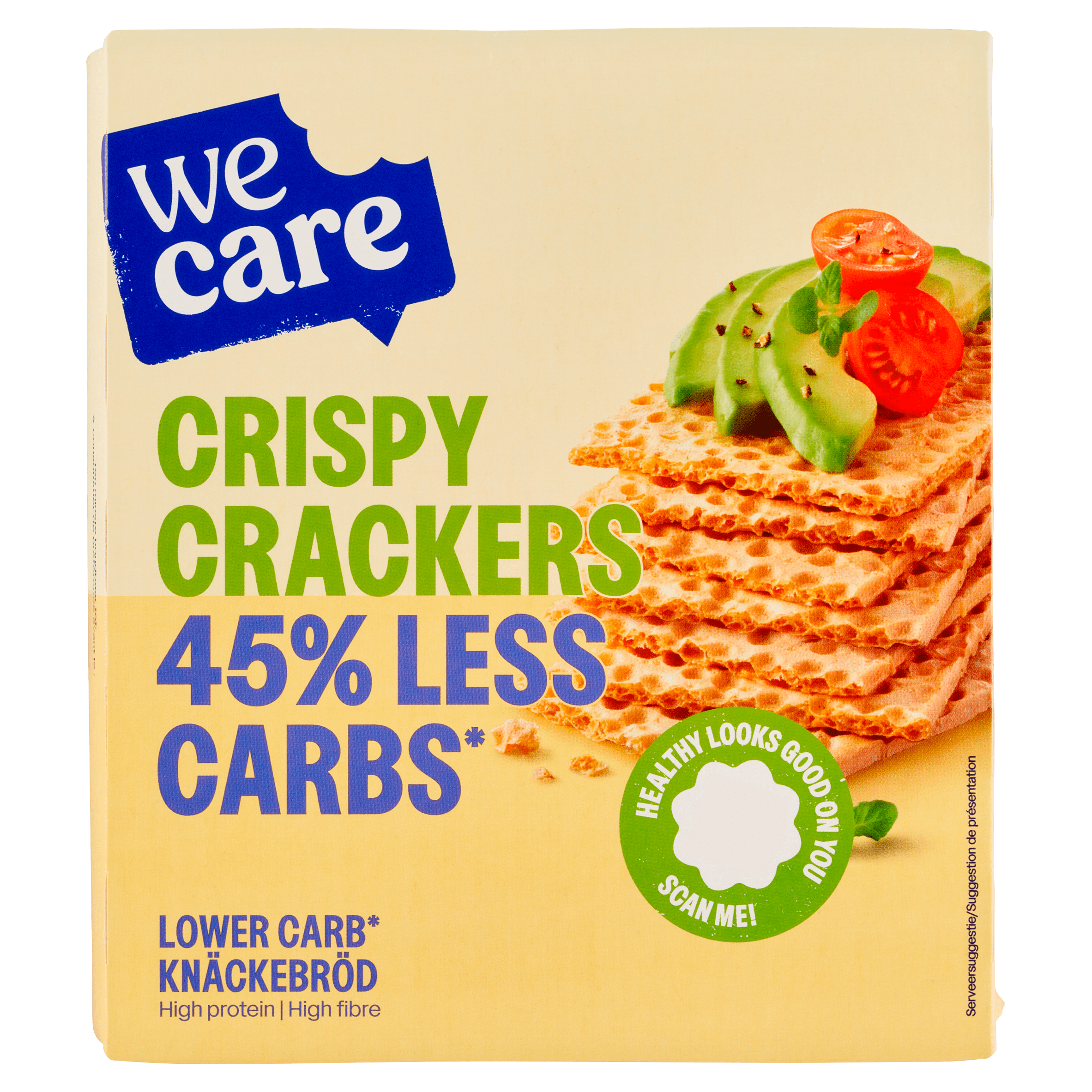 WeCare Crispy Crackers 2 x 10 Stuks 100 g