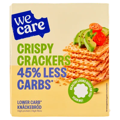 WeCare Crispy Crackers 2 x 10 Stuks 100 g