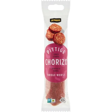 Jumbo Pittige Chorizo Droge Worst 250 g
