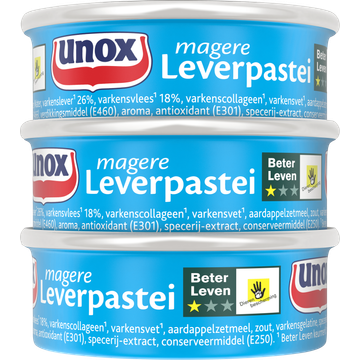 Unox Leverpastei Mager 168 g