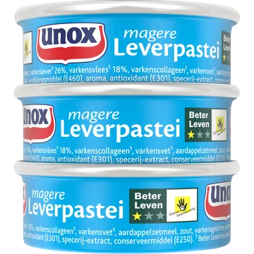 Unox Leverpastei Mager 168 g