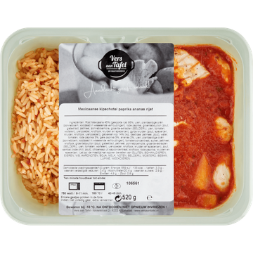 Vers Aan Tafel Mexicaanse Kipschotel Paprika Ananas Rijst 520 g
