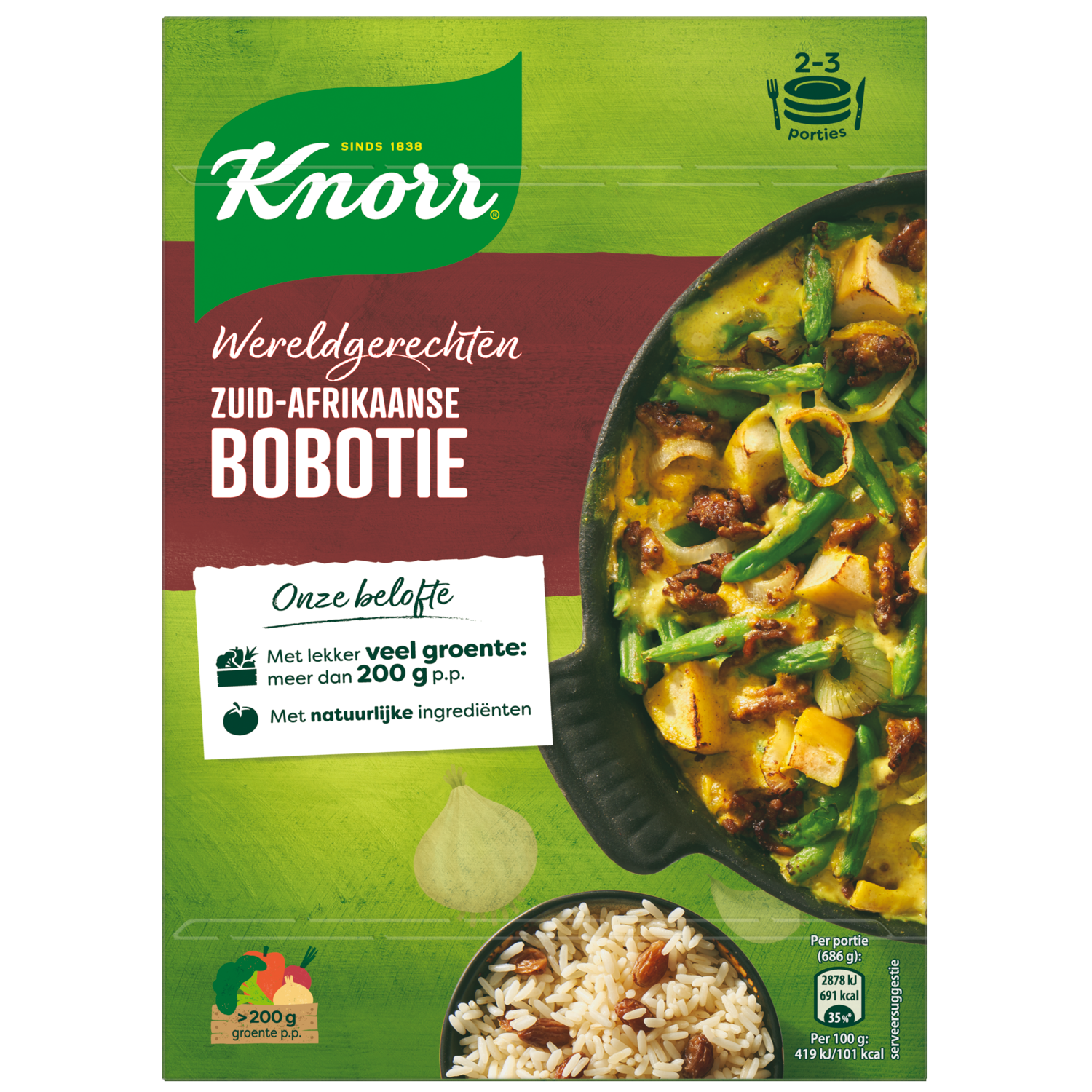 Knorr Wereldgerechten Bobotie Zuid-Afrikaanse 309 g