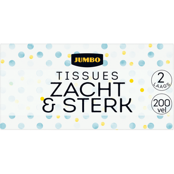 Jumbo Tissues Zacht & Sterk 2 Laags 200 Stuks
