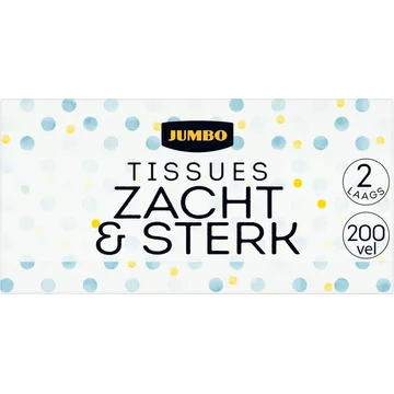 Jumbo Tissues Zacht & Sterk 2 Laags 200 Stuks