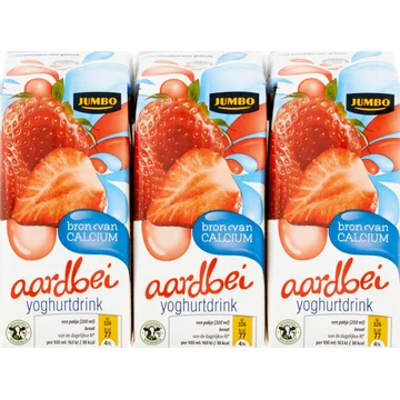 Jumbo Yoghurtdrink Aardbei 6 x 200 ML