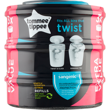 Tommee Tippee Navulling Citrus 3 Stuks