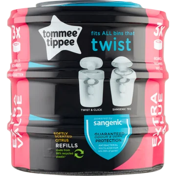 Tommee Tippee Navulling Citrus 3 Stuks