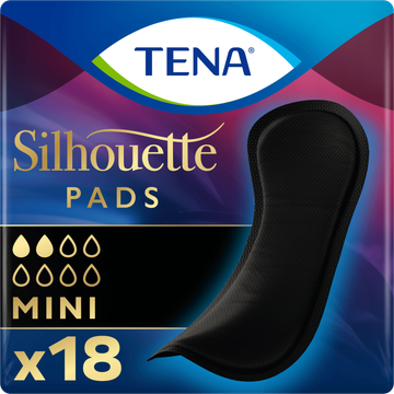 TENA Silhouette Noir Mini Verbanden 18 stuks