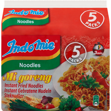 Indomie Noodles Mi Goreng Instant Fried 5 x 80 g