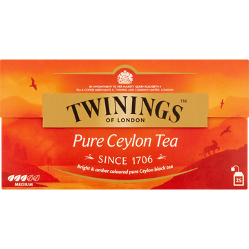 Twinings of London Pure Ceylon Tea 25 x 2 g