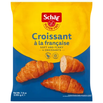 Schär  Croissant à la Française Glutenvrij  4 Stuks 220 g
