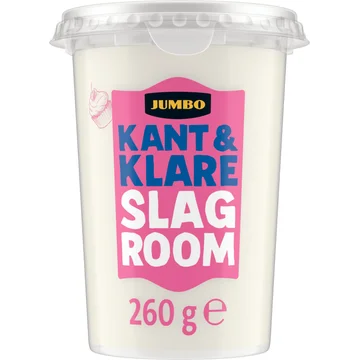 Jumbo Kant & Klare Slagroom 260 g