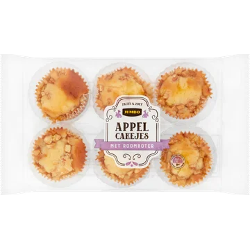 Jumbo Appelcakejes 6 Stuks