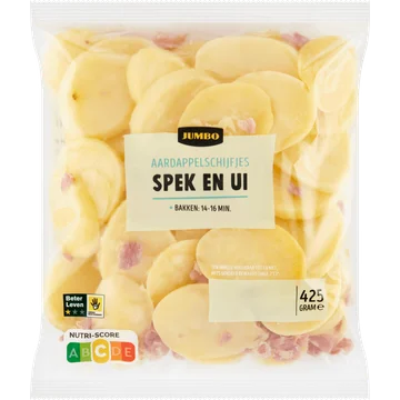Jumbo Aardappelschijfjes Spek en Ui 425 g