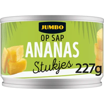 Jumbo Ananas Stukjes op Sap 227 g