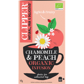 Clipper Chamomile & Peach Organic Infusion 20 Zakjes 30 g