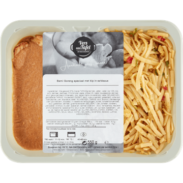 Vers Aan Tafel Bami Goreng Speciaal met Kip in Satésaus 550 g