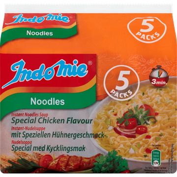 Indomie Instant Noodles Soup Special Chicken Flavour 5 x 75 g