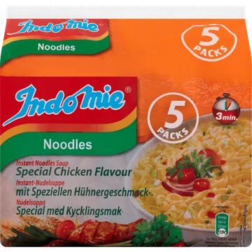 Indomie Instant Noodles Soup Special Chicken Flavour 5 x 75 g