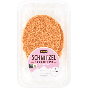 Jumbo Schnitzel Gepaneerd Varkensvlees 4 Stuks