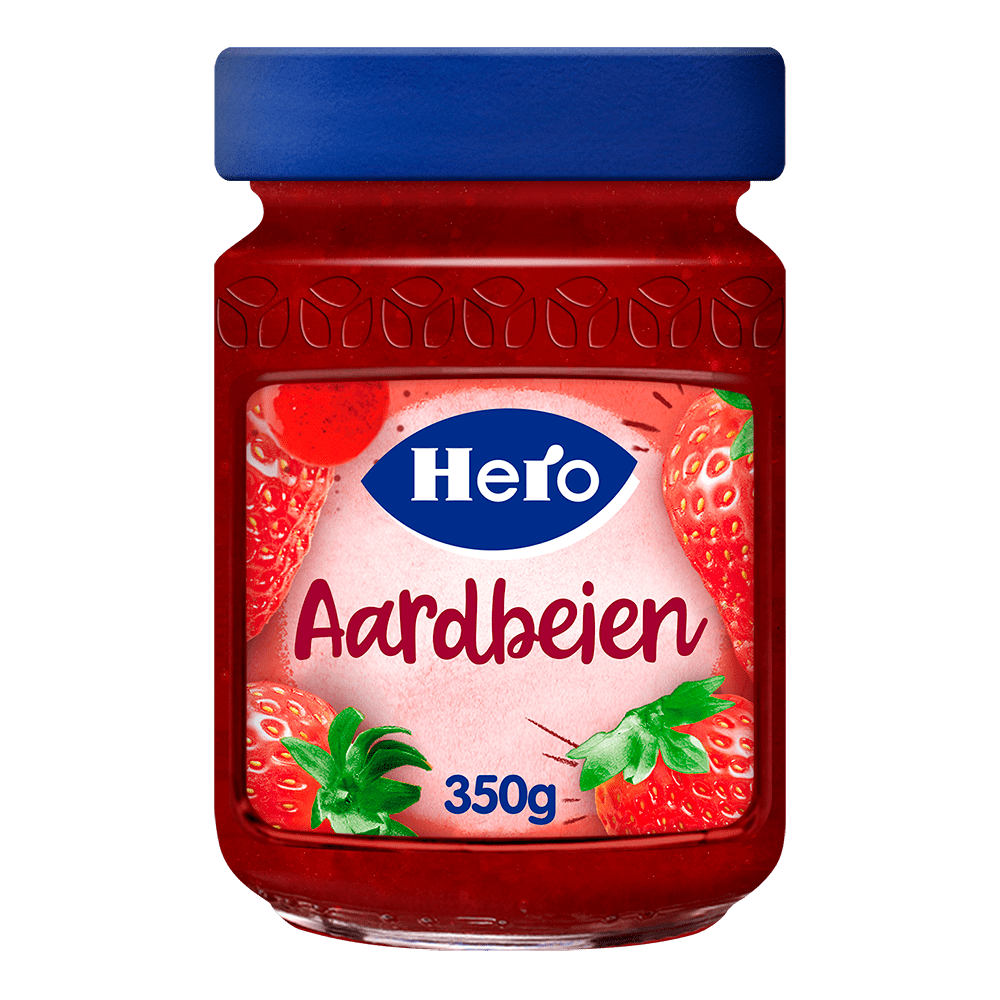 Hero Fruitspread Aardbeien 350 g