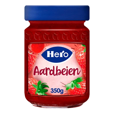 Hero Fruitspread Aardbeien 350 g