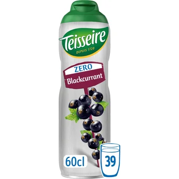 Teisseire Cassis Blackcurrant Zero Sugar 60 cl
