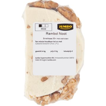 Jumbo Rambol Noot Smeltkaas 55+ met Walnoten ca. 125 g