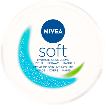 NIVEA Soft Crème - Hydrateert de huid - Bevat jojobaolie - Lichaams- en Handcrème - 200 ml