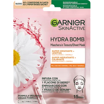 Garnier SkinActive Hydra Bomb Tissue Masker met Kamille 28g