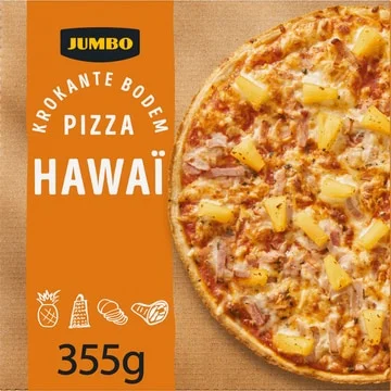Jumbo Pizza Hawaï 355 g