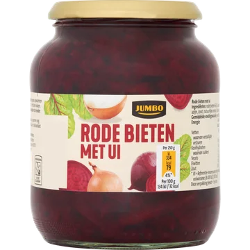 Jumbo Rode Bieten met Ui 680 g