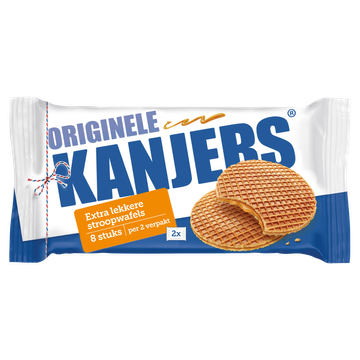 Kanjers Originele Stroopwafels 4 x 2 Stuks 320 g