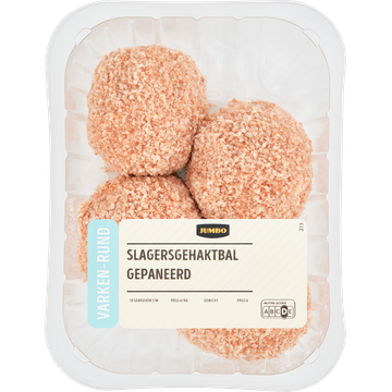 Jumbo Varken-Rund Slagersgehaktbal Gepaneerd 420 g