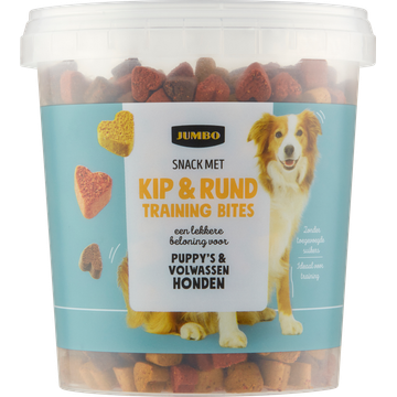 Jumbo Snack met Kip & Rund Training Bites 500 g
