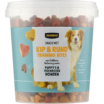 Jumbo Snack met Kip & Rund Training Bites 500 g