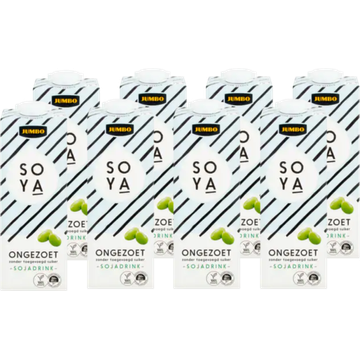 Jumbo Sojadrink Ongezoet 8 x 1 L