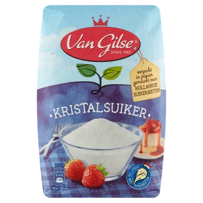 Van Gilse Natuurlijke Kristalsuiker 1 kg