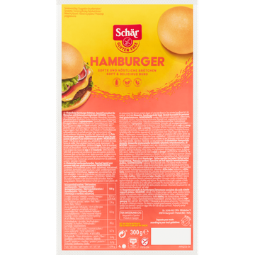 Schär Hamburger Glutenvrij 300 g
