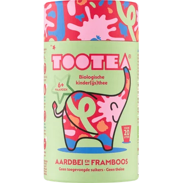 TooTea Biologische Kinder(ijs)thee Aardbei en Framboos 6+ Maanden 100 g