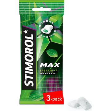 Stimorol Max Spearmint 3 Pack