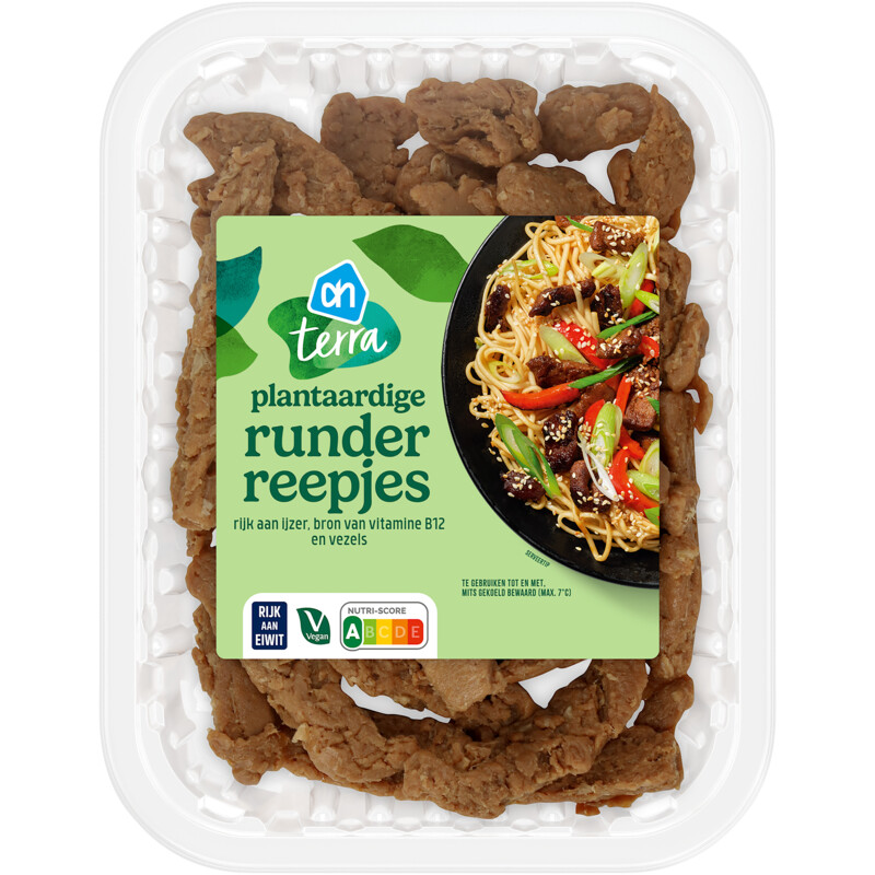 AH Terra Plantaardige runderreepjes