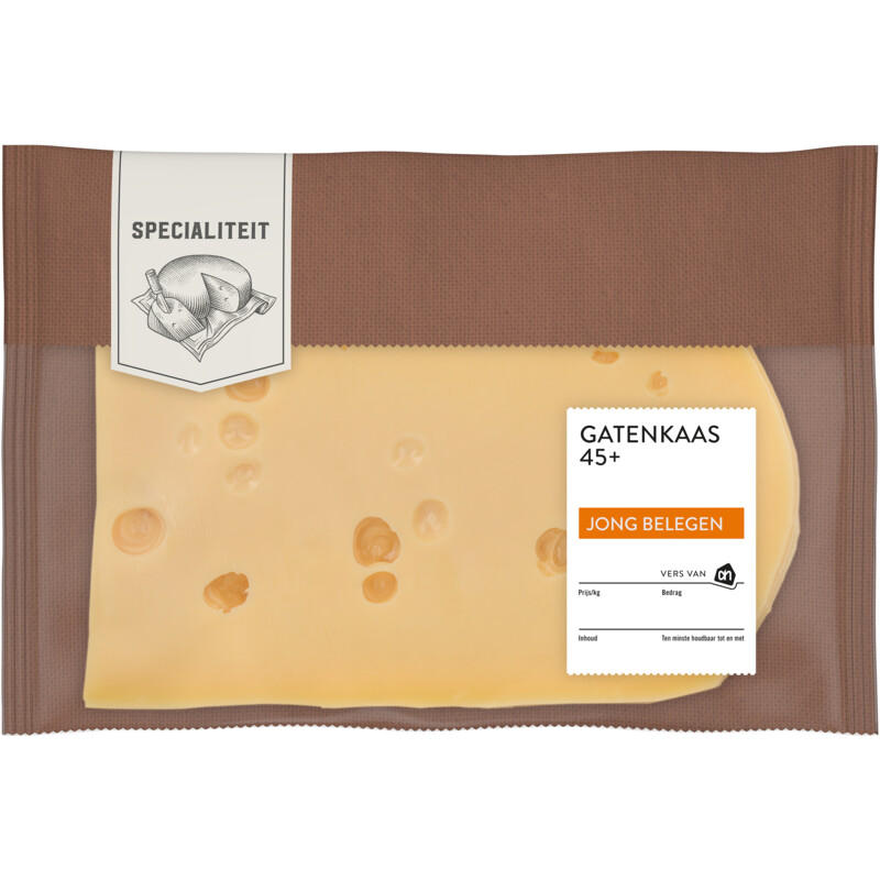 AH Gatenkaas jong belegen 45+ plakken