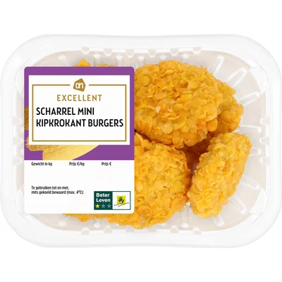 AH Excellent Scharrel mini kipkrokantburgers