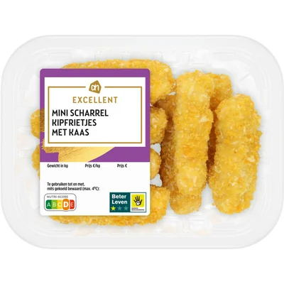 AH Excellent Mini scharrel kipfrietjes met kaas