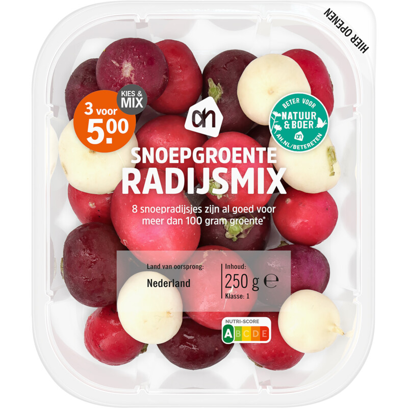 AH Snoepgroente radijsmix